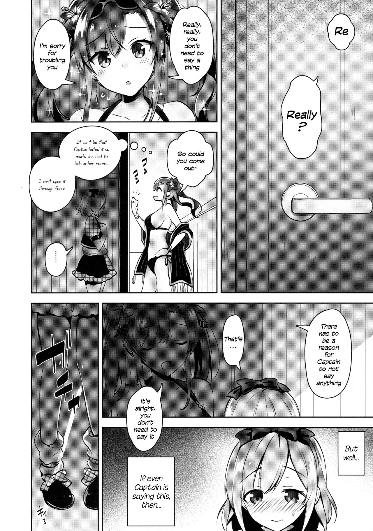 Danchou-san ga Mizugi o Kinai Riyuu | The Reason Captain Doesn't Wear a Swimsuit is... page 7 full