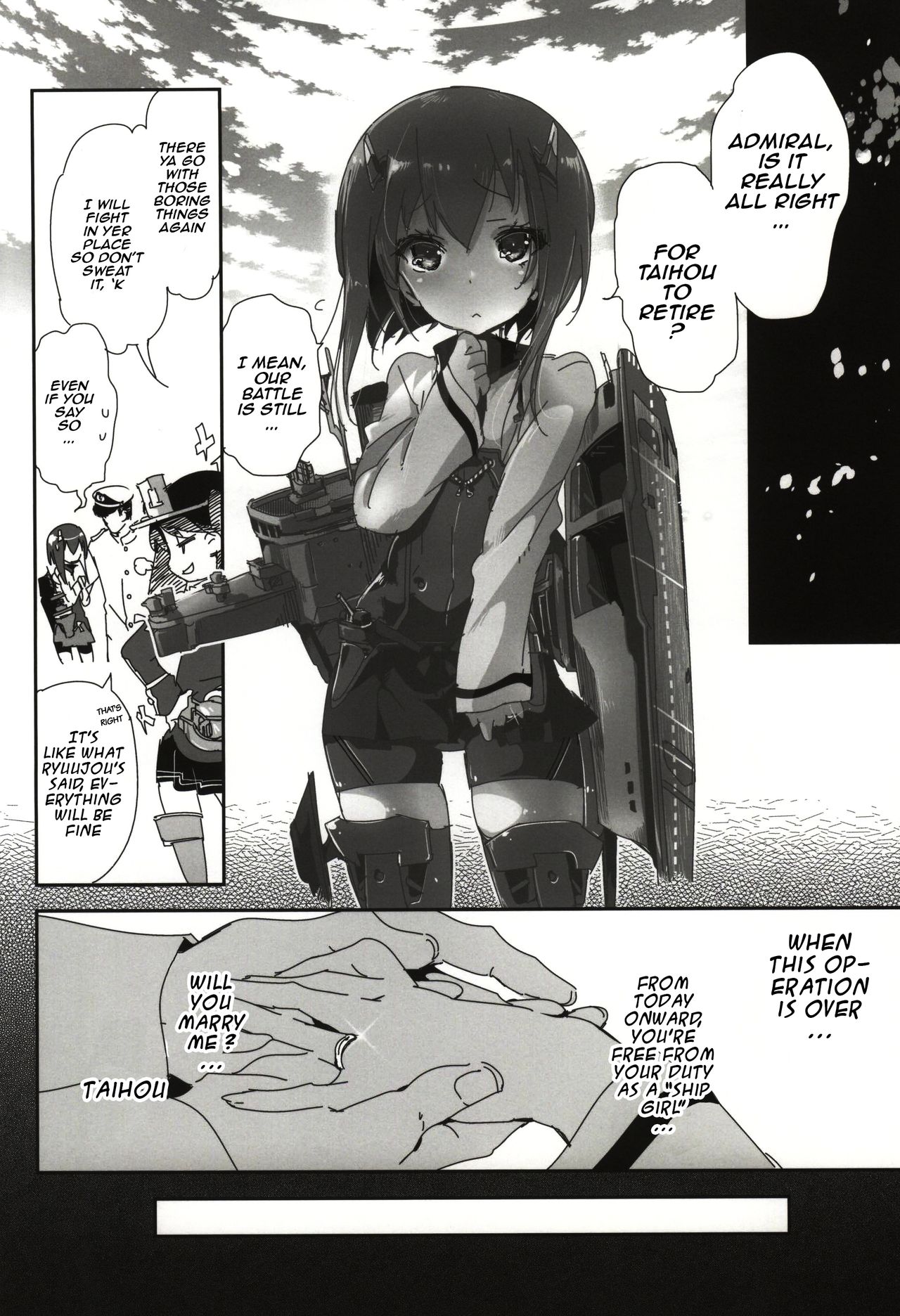 Taihou ga Shinkai Seikan ni Ochitara page 3 full