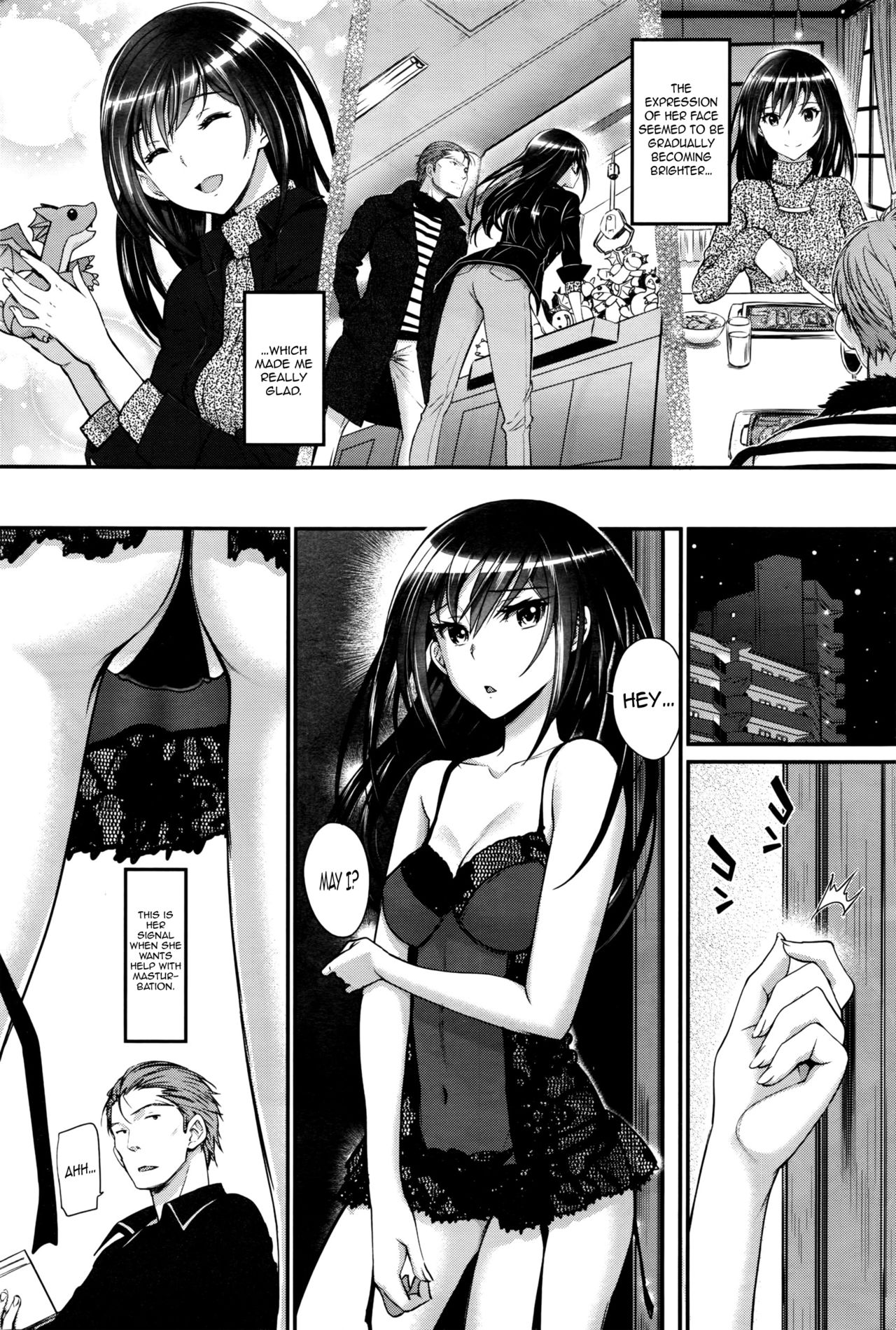 Watashi no Suki na Oji-san x Ore no Suki na Iede Shoujo Chuu | My beloved Mister & My beloved Runaway Girl Ch. 2 page 9 full
