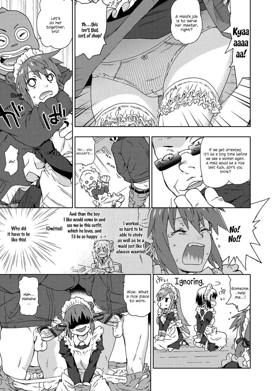 Maid! Joshikousei! Kankin! Bishoujo Shuudan Rape! | Pretty Girl Gang Rape page 3 full