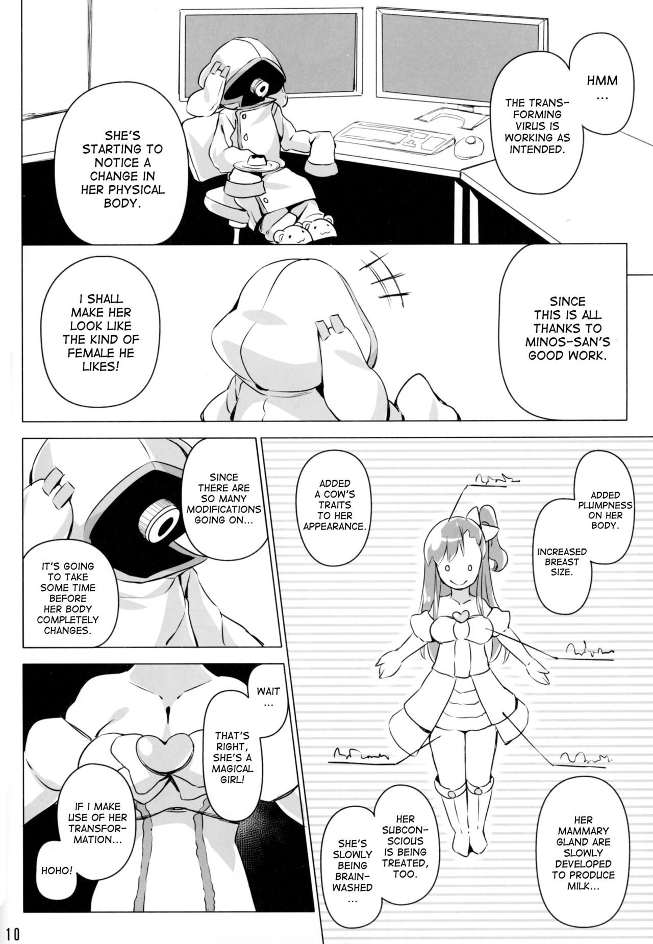 Runeheart Break! -Hangyuuka Heni Virus no Wana- page 10 full