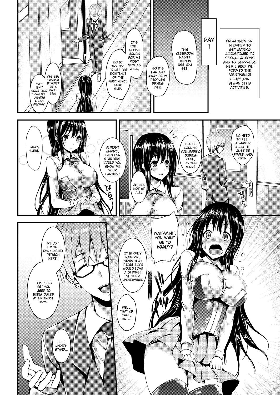 Kinyoku-bu ~Joseito-tachi ni Choukyou Seikyouiku Jisshuu~ | Abstinence Club ~A Practical Sex Education for Female Students~ page 4 full