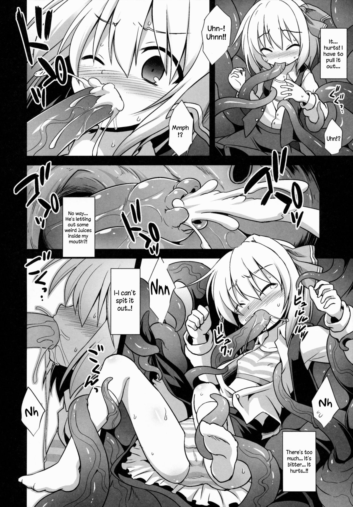 Yoiyami Musume Shokushu Ryoujoku | Twilight Girl's Tentacle Rape page 5 full
