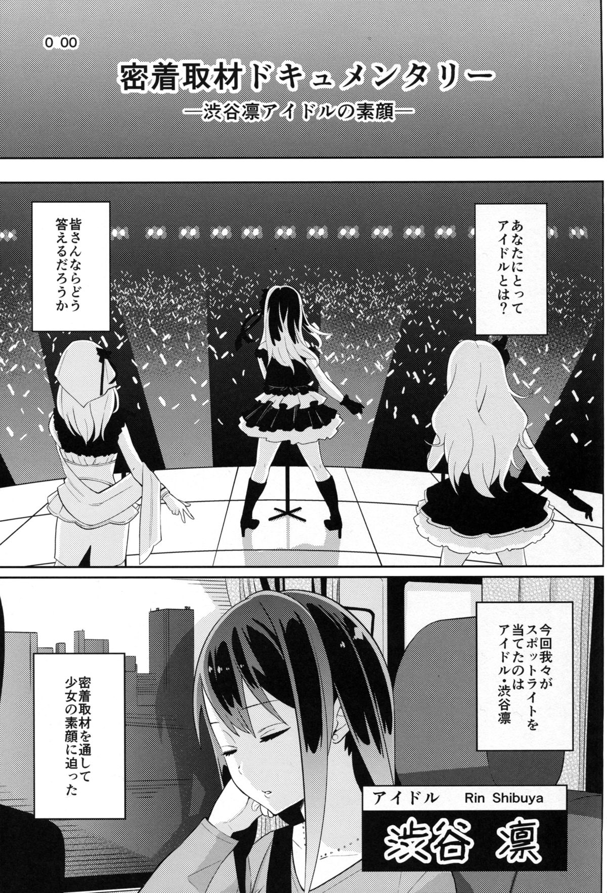 Micchaku Shuzai Document Shibuya Rin Idol no Sugao page 3 full