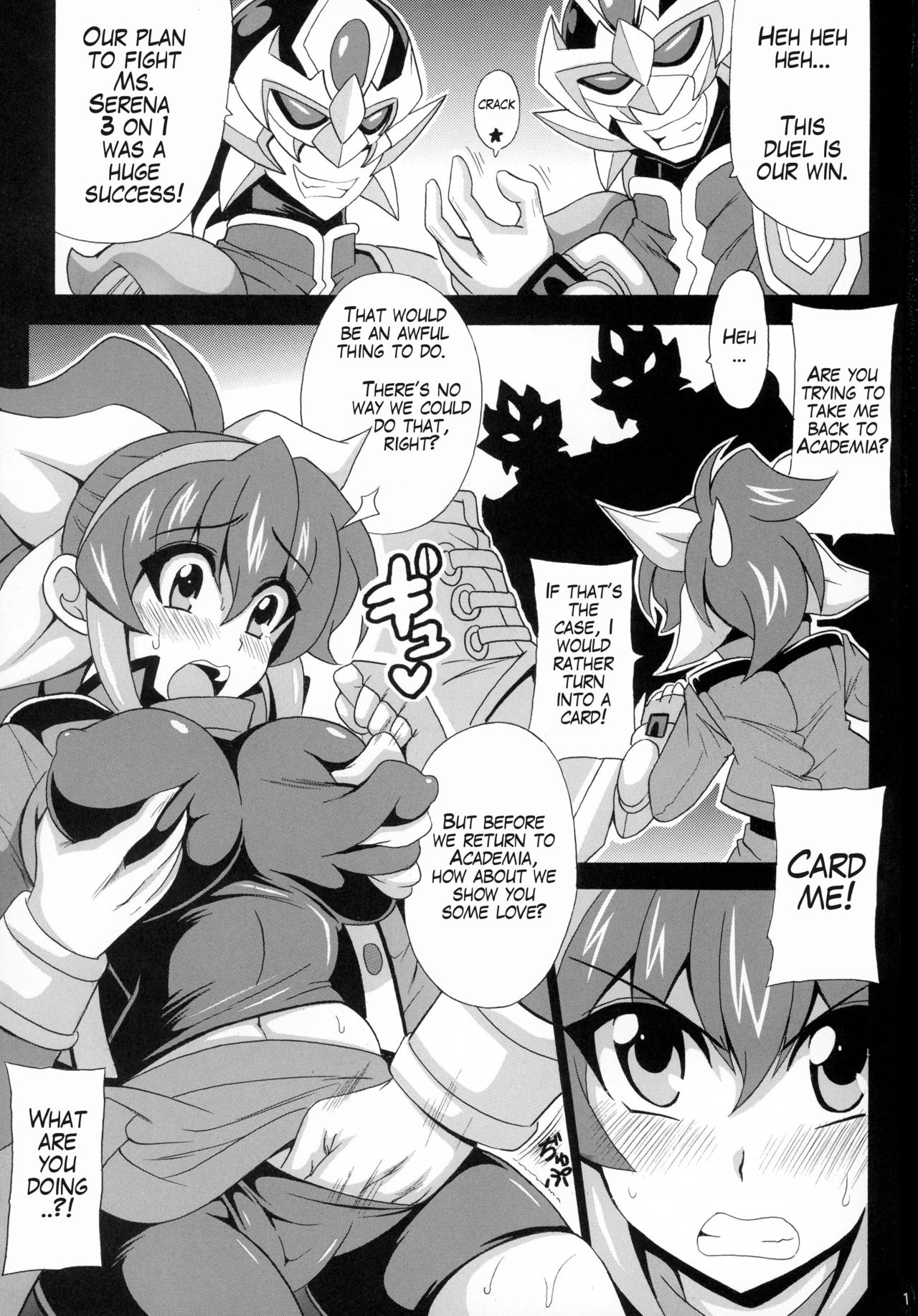 Ponkotsu Kukkoro Kettousha Serena-chan | Worn-out Duelist Serena-chan page 3 full