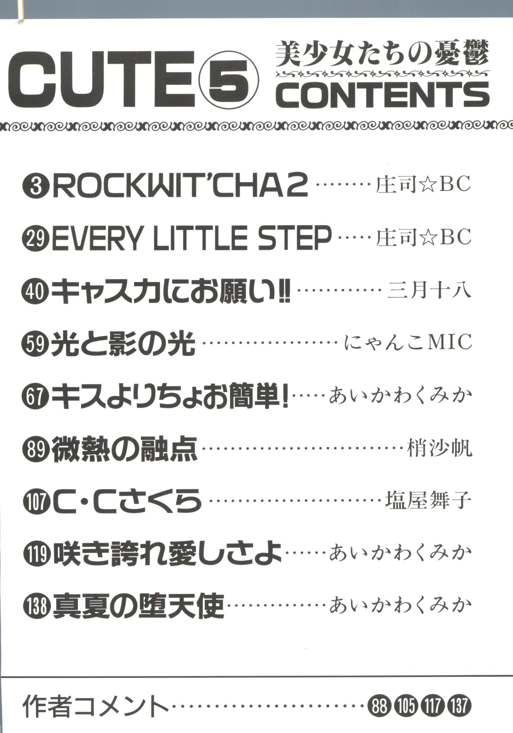 Bishoujo Doujinshi Anthology Cute 5 page 5 full