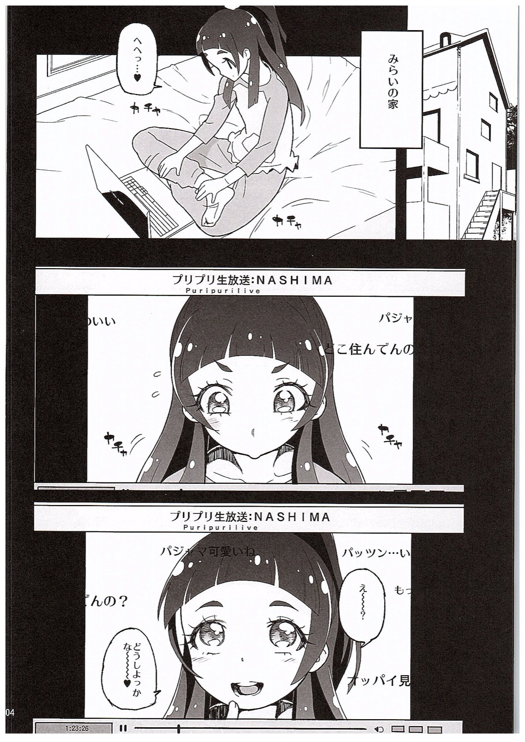 Amanogawa Kirara Riko to Mirai to Ero Nama Haishin Shoubu Anal demo Nan demo Misetekureru Choroi Namanushi ga PreCure datta Ken. page 3 full