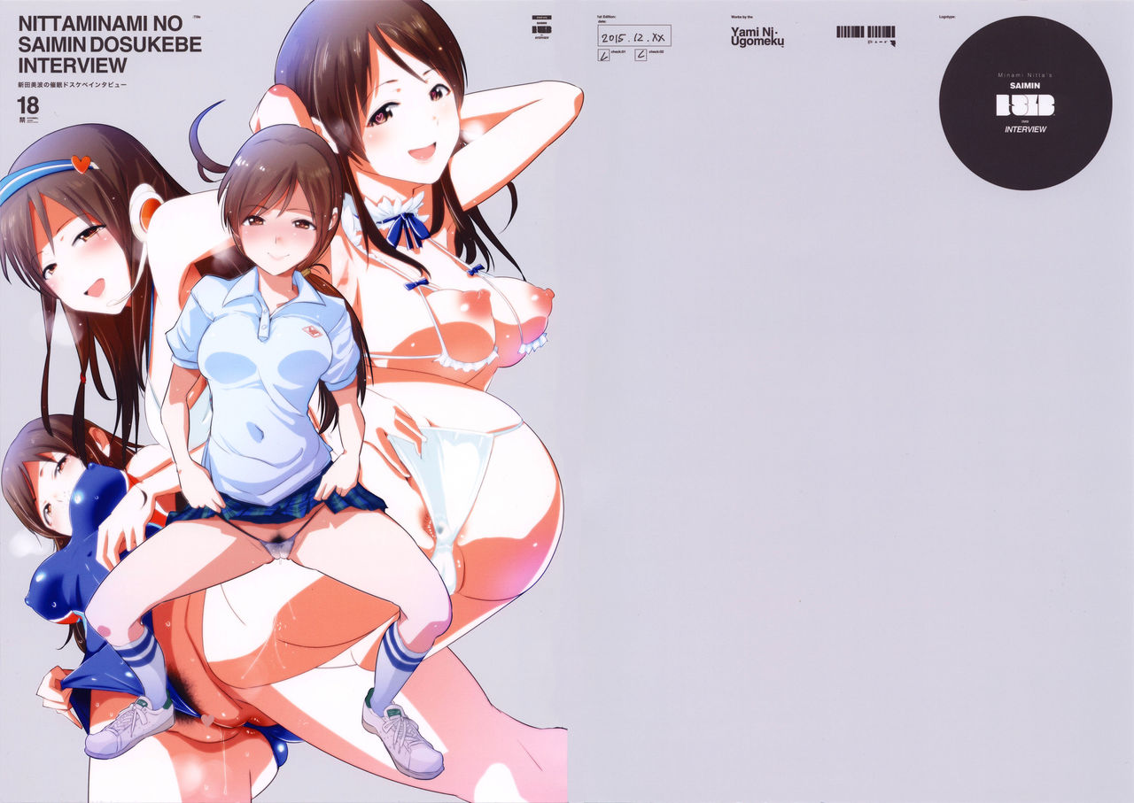 Nitta Minami no Saimin Dosukebe Interview + Omake Paper page 1 full