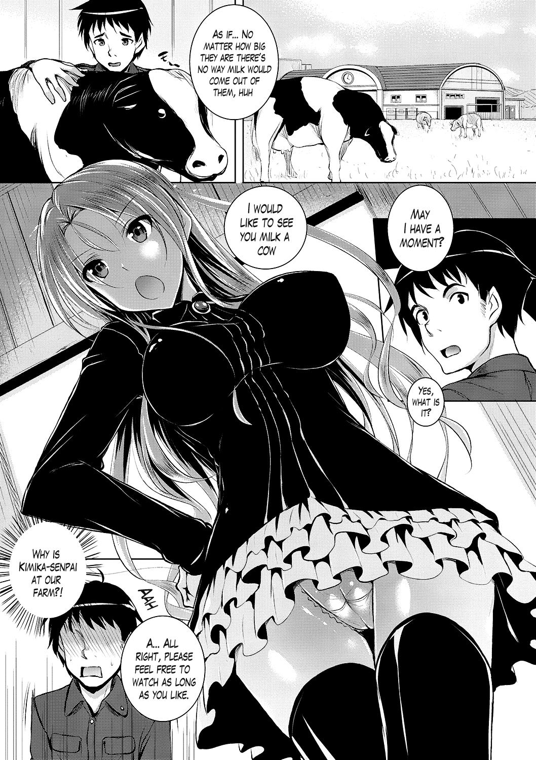 Senpai Shiboritate | Freshly Milked Senpai page 6 full