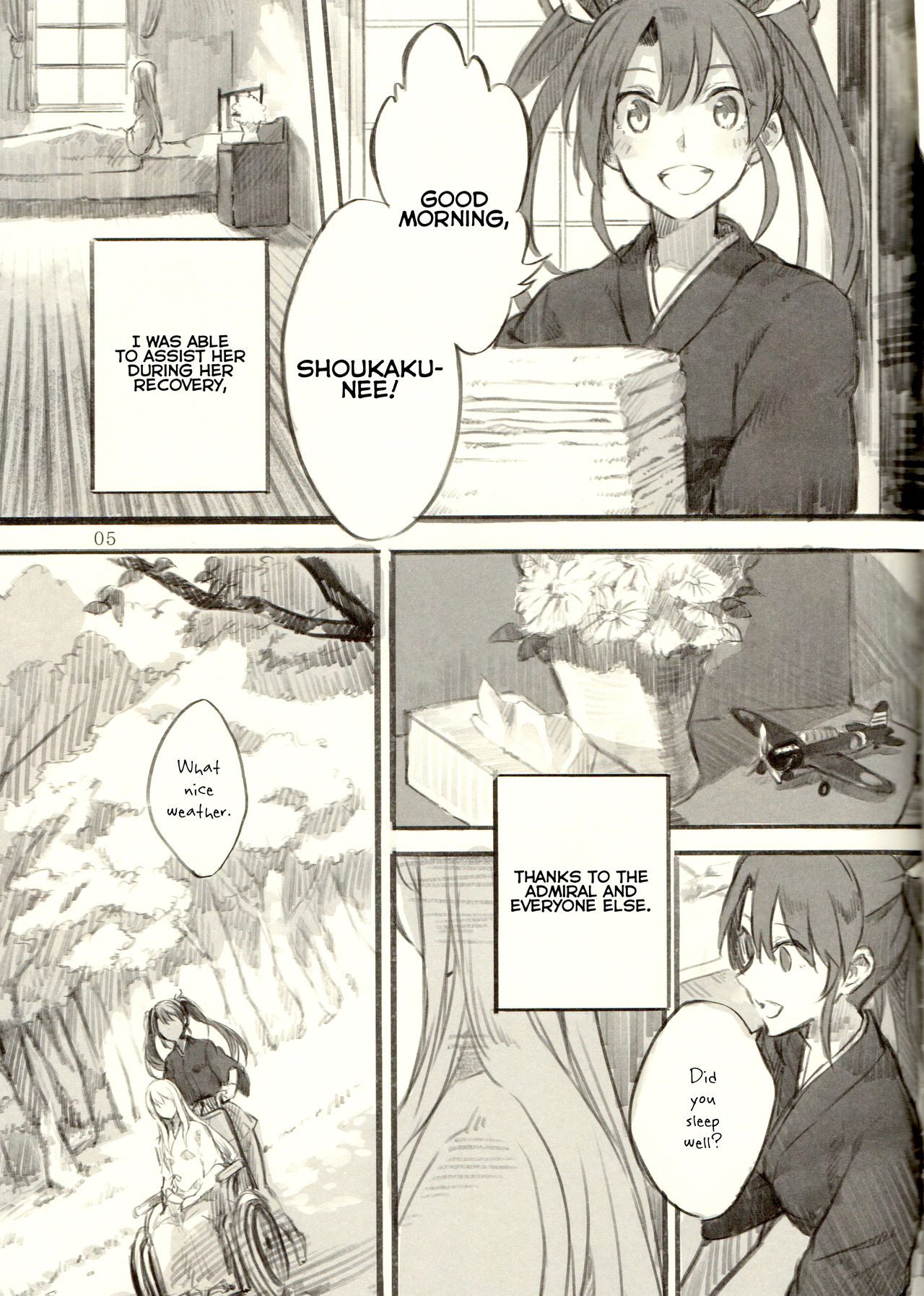 Omutsu no Shoukaku-san ni Zuikaku-chan Muramura shichau Hon. | Zuikaku Gets Turned on by Shoukaku in Diapers. page 4 full