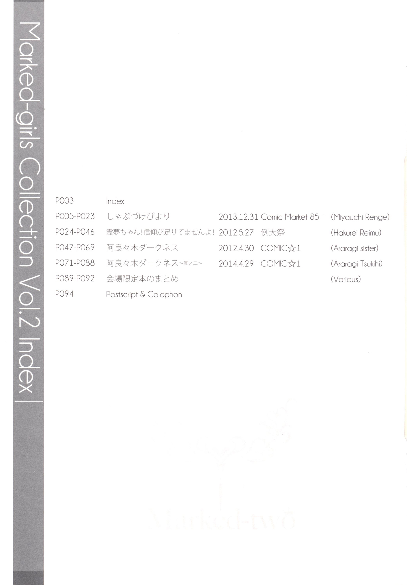 Marked-girls Collection Vol.2 page 2 full