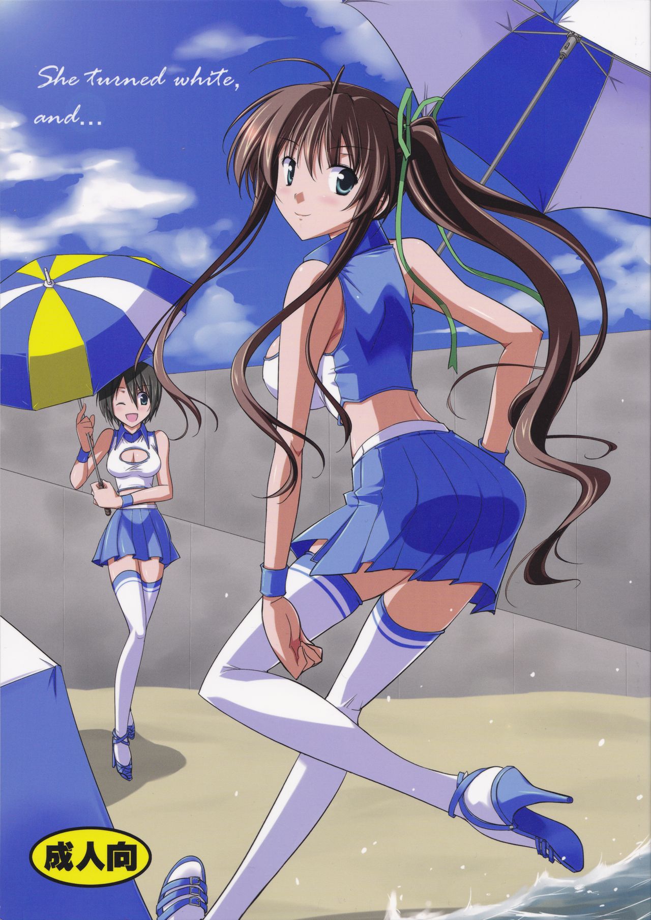 She turned white and... page 1 full