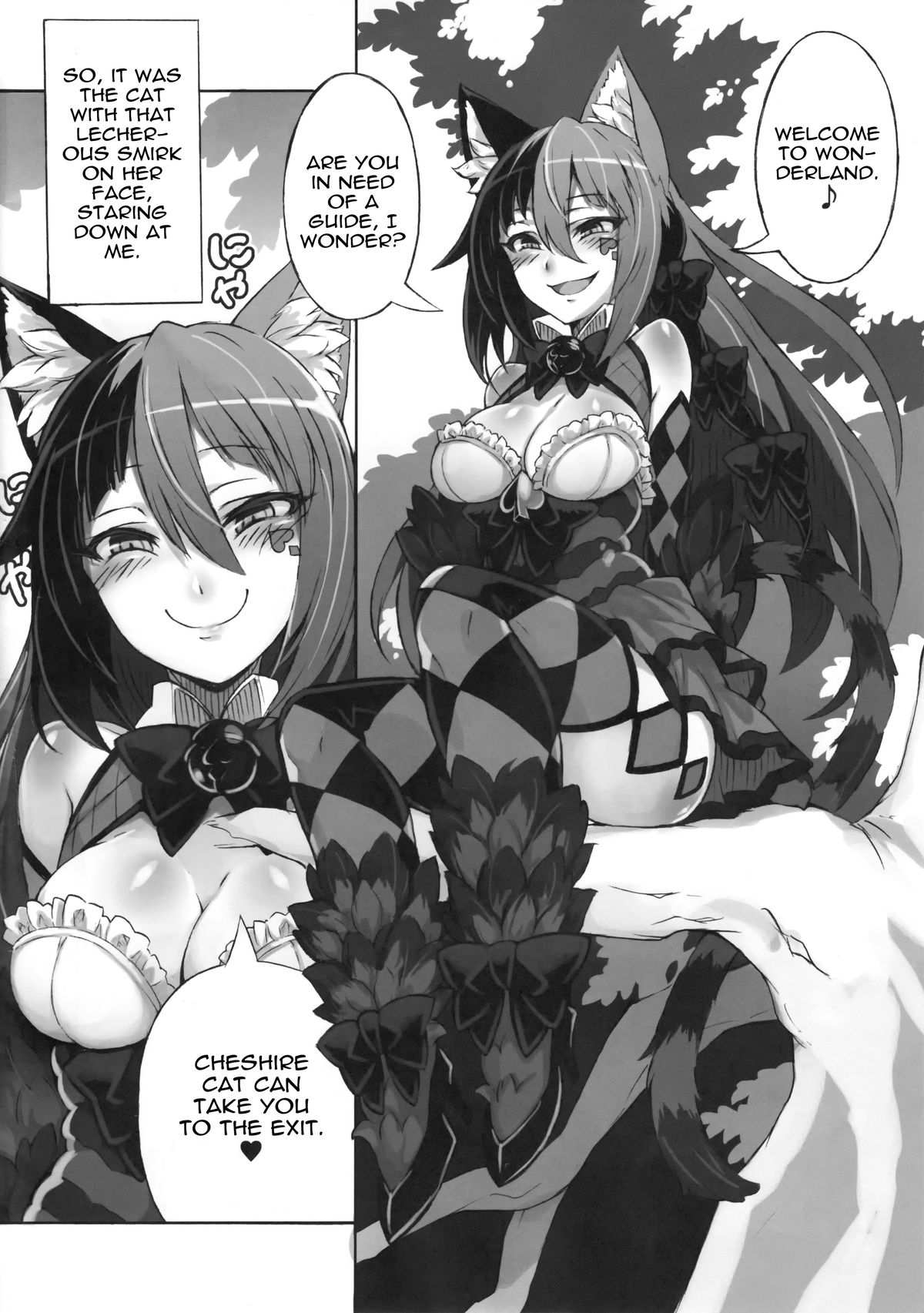 Mamono Musume Zukan Higai Houkoku ~Cheshire Neko no Oidemase Fushigi no Kuni~ | Monstergirl Encyclopedia Damage Report ~Cheshire's Welcome to Wonderland~ page 4 full