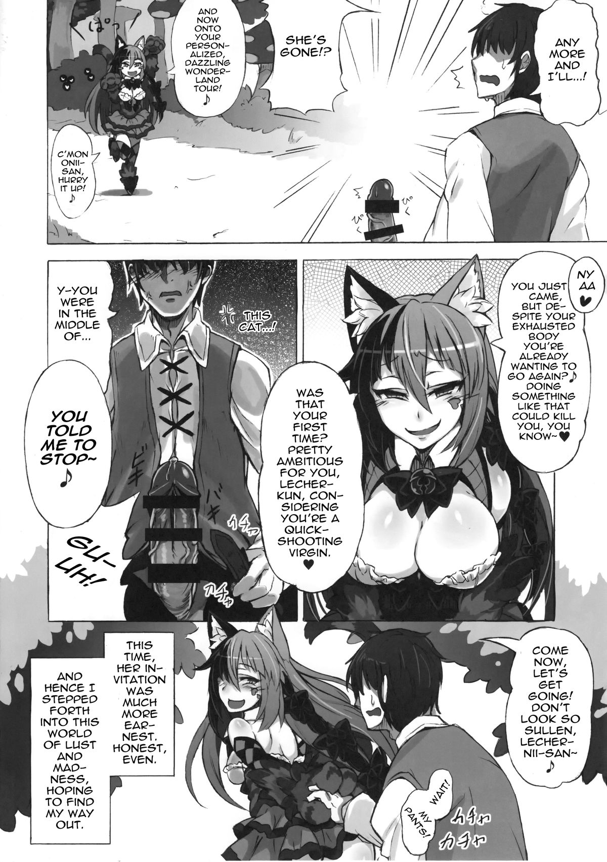Mamono Musume Zukan Higai Houkoku ~Cheshire Neko no Oidemase Fushigi no Kuni~ | Monstergirl Encyclopedia Damage Report ~Cheshire's Welcome to Wonderland~ page 8 full