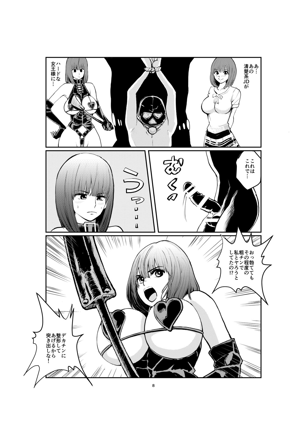 Joshidaisei Joou-sama page 8 full