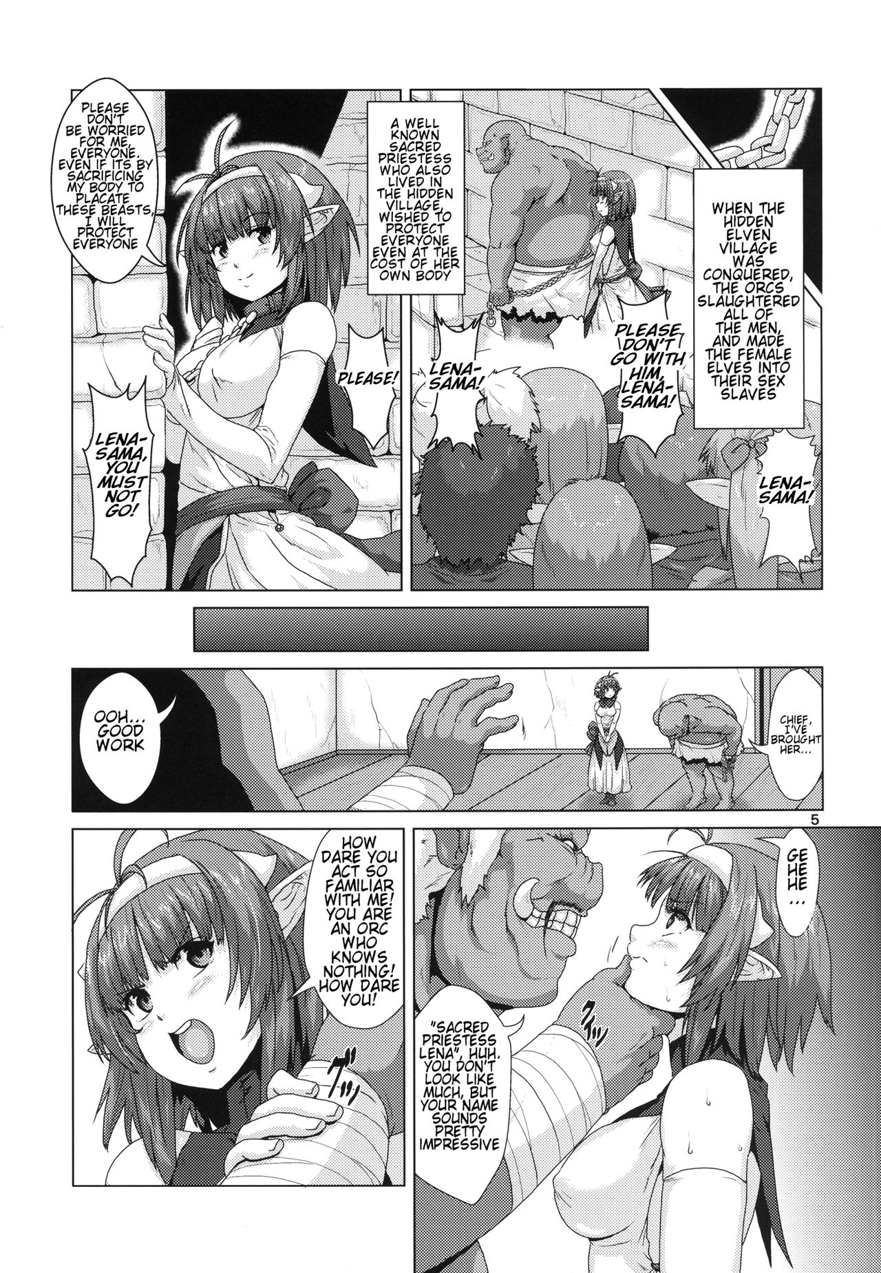 Futanari Elf Sanran Choukyou | Futanari Elf Egg Laying Slave Breaking page 5 full