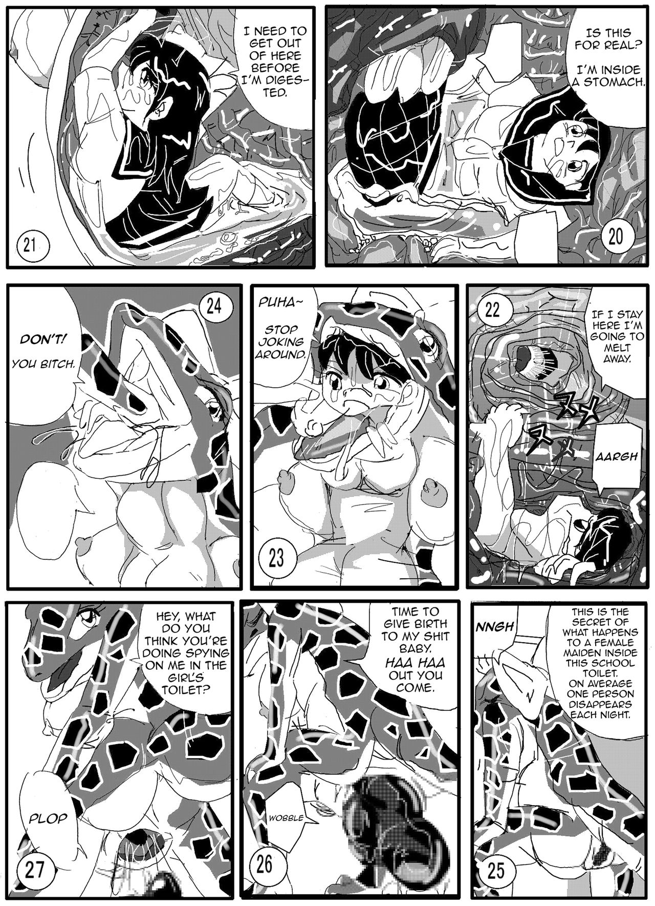 Toilet no Waniko-san - Zenkai Hen | Waniko's Toilet - Full Throttle Edition page 4 full