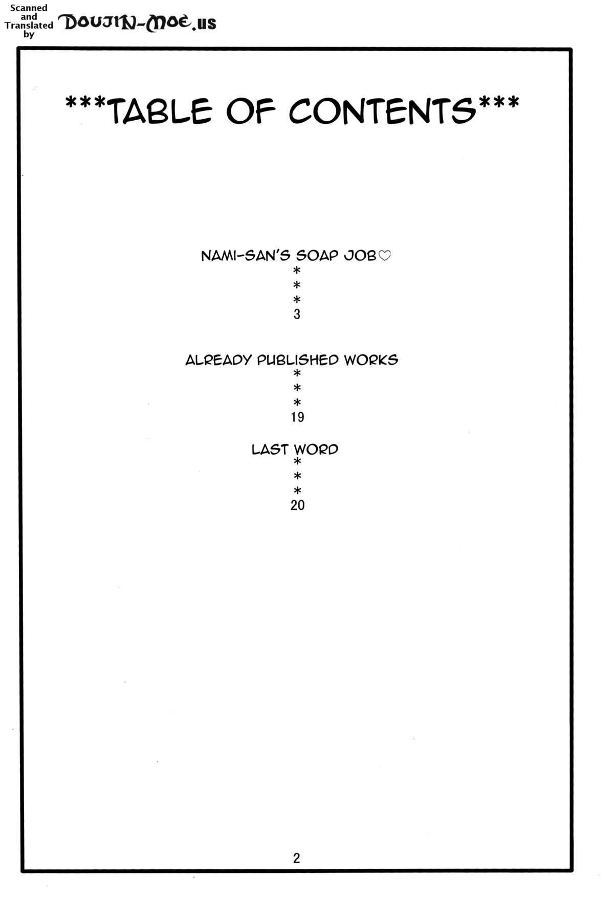 Nami no Ura Koukai Nisshi 9 | Nami's Backlog 9 page 3 full