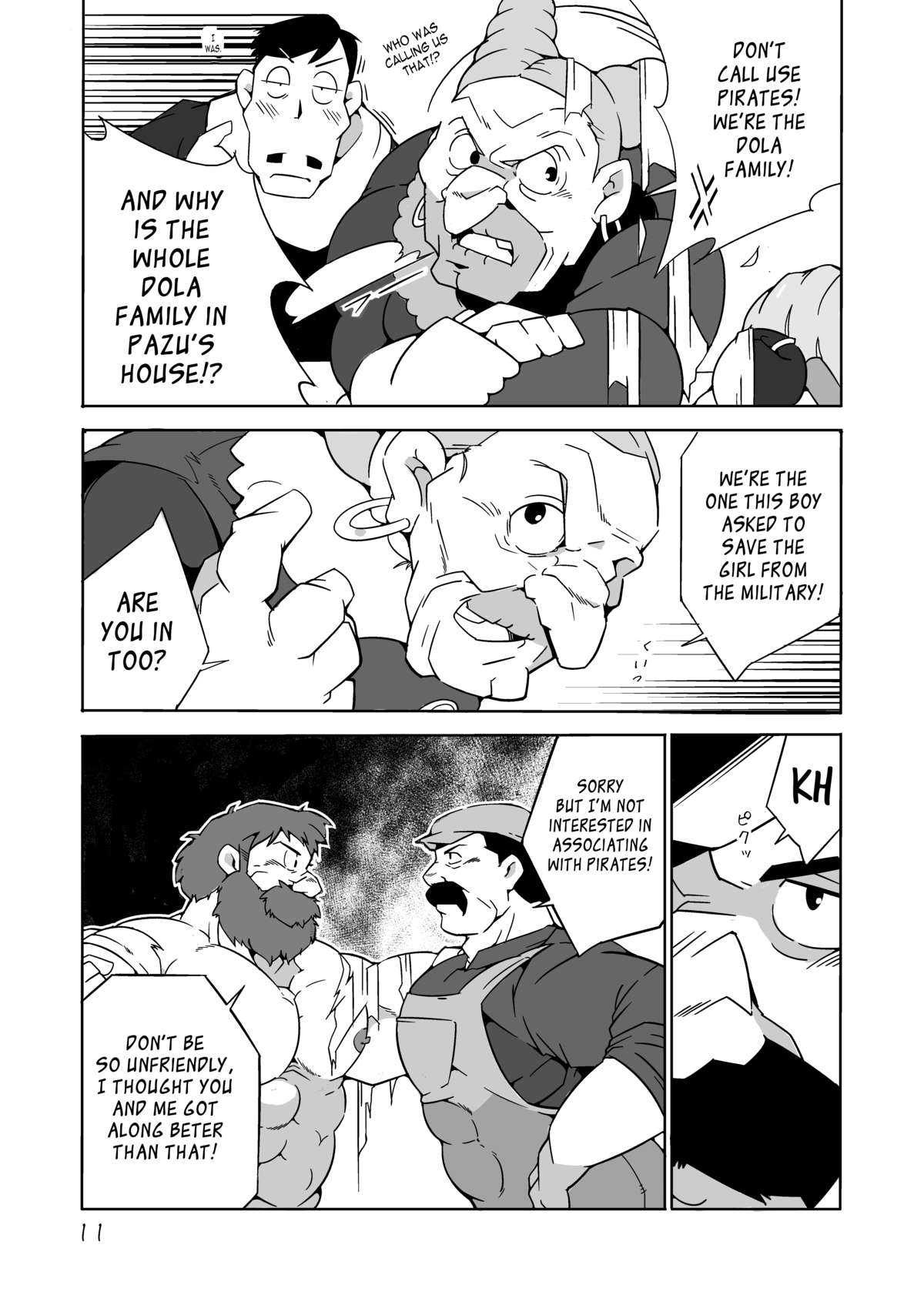 Gachimuchi Aniki-tachi no Nikutai Kyouyuuroku page 10 full