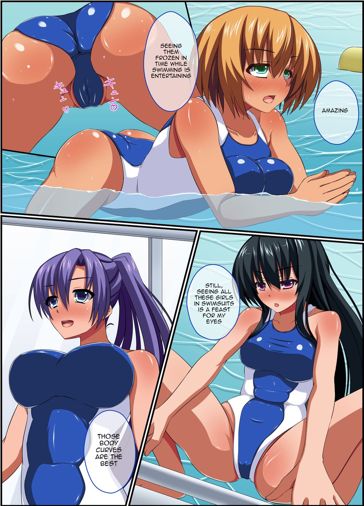 Ase de Muremure no Joshi o Jikan o Tomete Okasu ~ Sports Gym Hen | Stopping Time to Violate Women While Horny With Sweat - Sports Gym Edition page 8 full
