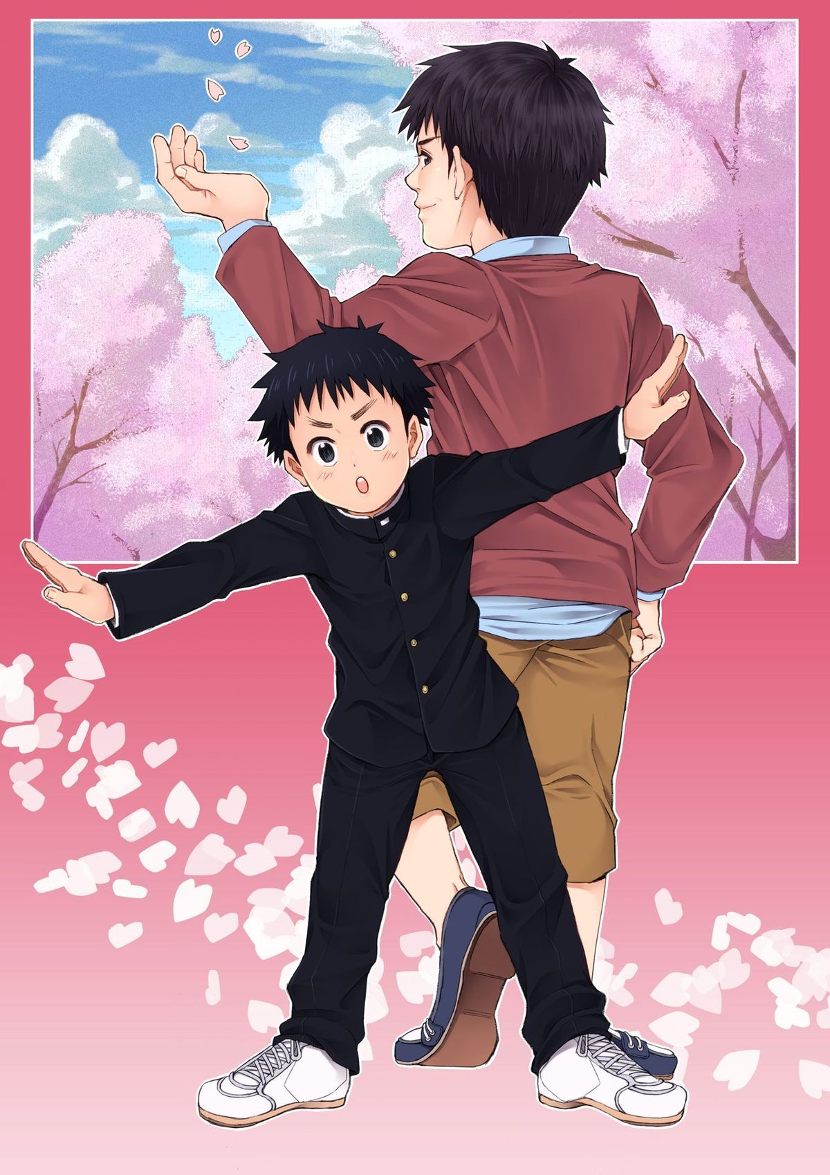 Haru no Shura - Seifuku Shounen to Geshuku Daigakusei no Ikenai Kankei - page 2 full