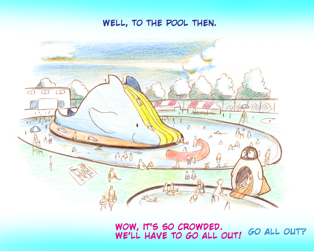 Mama Shot-ime - Manatsu no Pool Hen | Midsummer at the Pool page 4 full