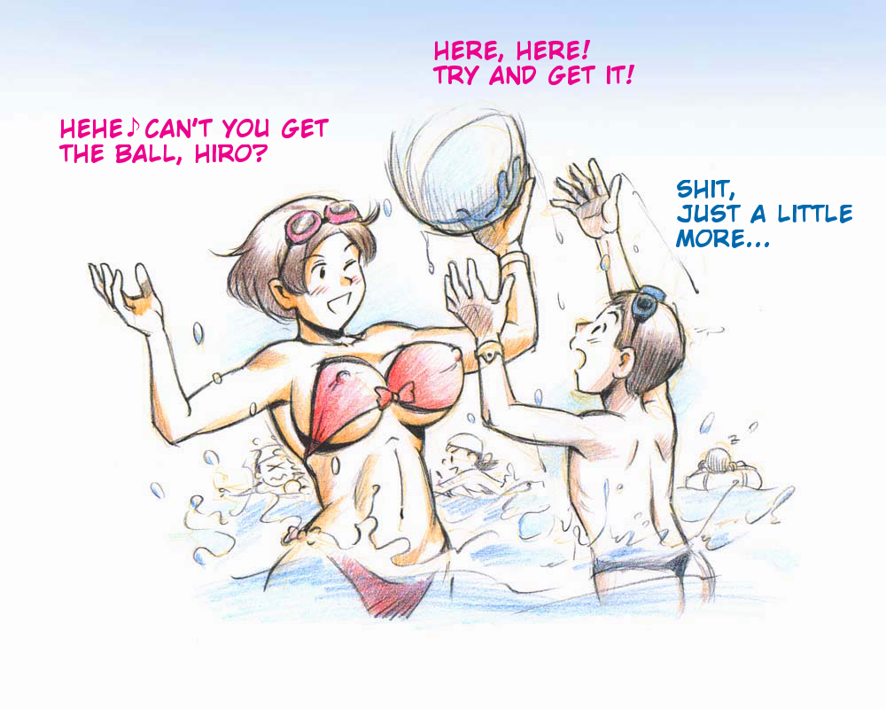 Mama Shot-ime - Manatsu no Pool Hen | Midsummer at the Pool page 8 full