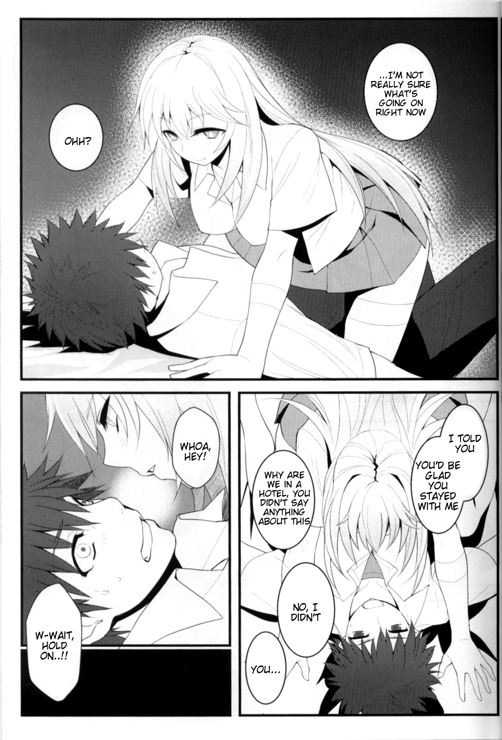 Tatoeba Shokuhou-san ga Kamijou-san to Chucchu Shitari Suru Sonna Sekai ga Moshi Aru tosureba. page 8 full