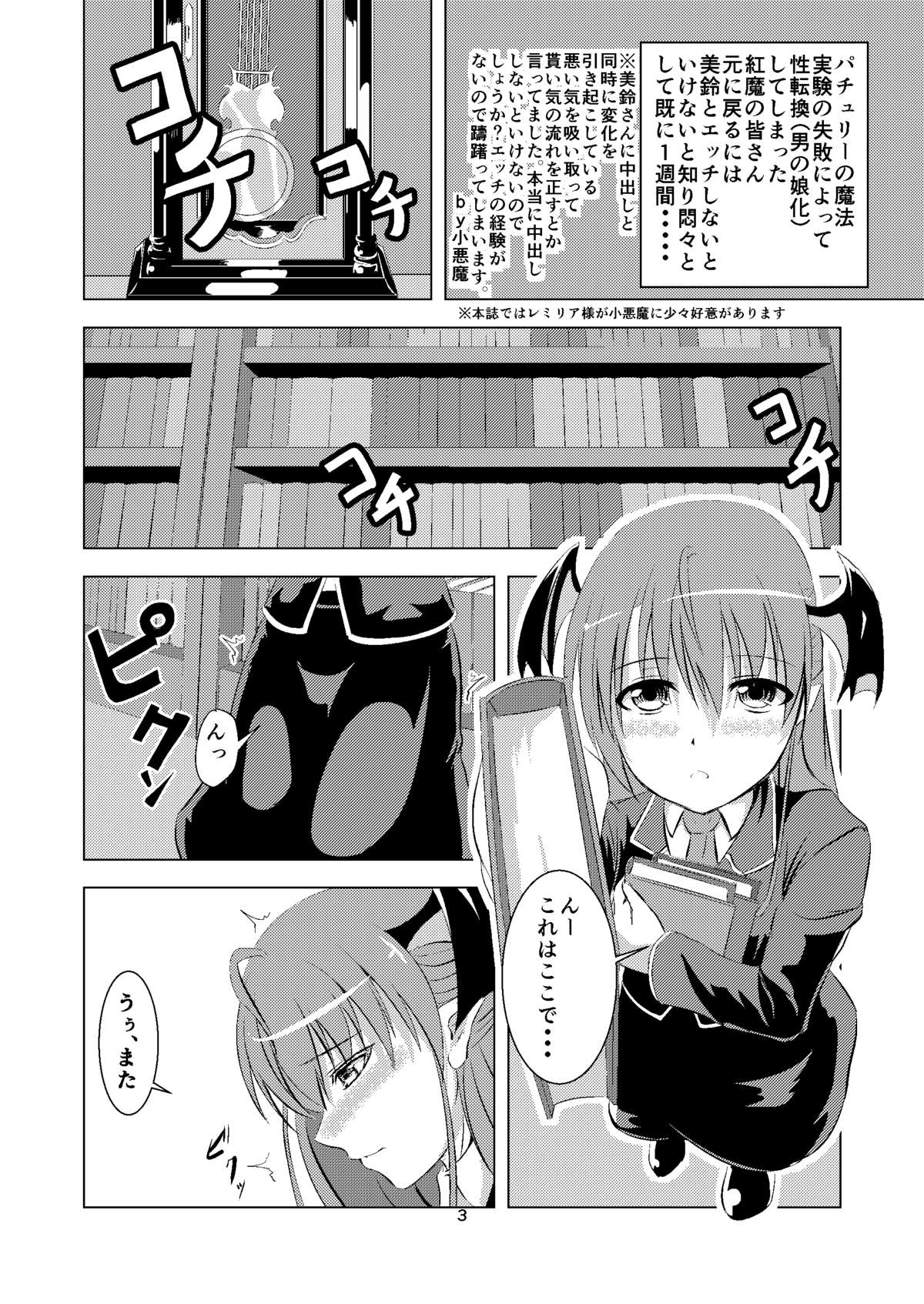 Gensou Otoko Musume Kurenai Makan! Remilia & Koakuma page 2 full