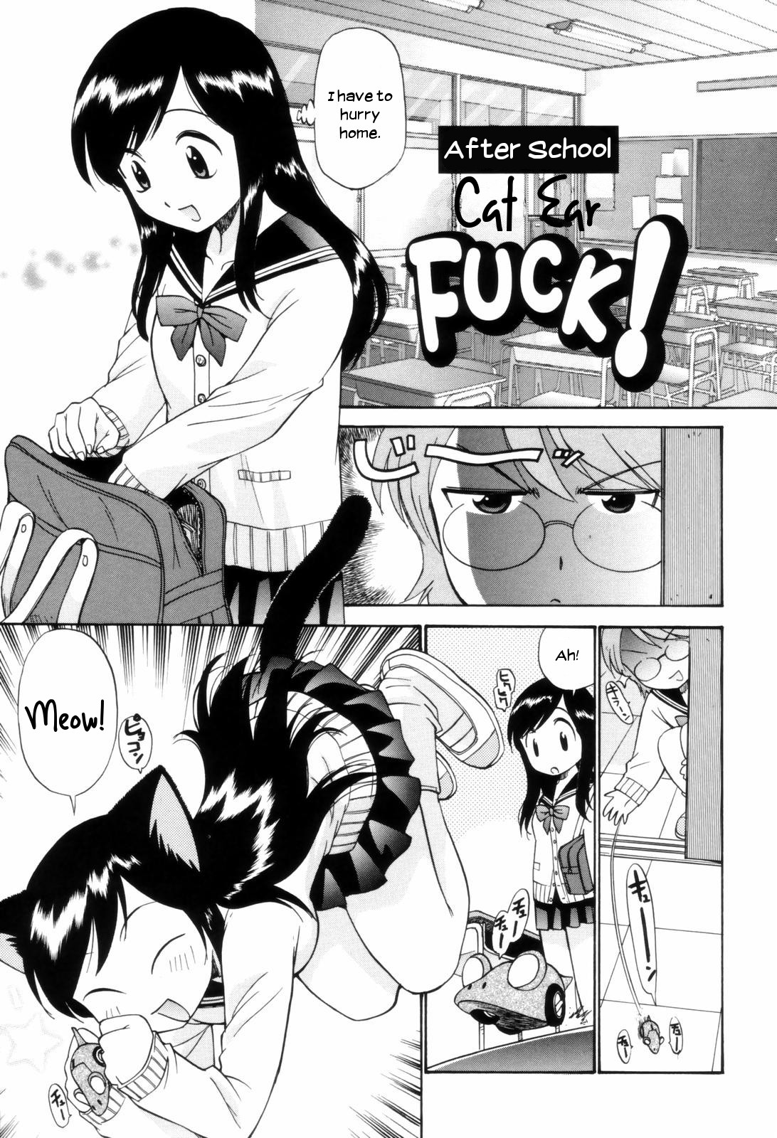 Houkago Nekomimi Fuck! | After School Cat Ear Fuck!! page 1 full