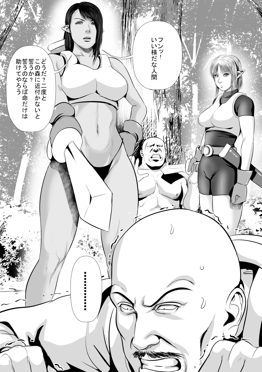 Sanzoku VS Elf Kishi  Zenpen page 3 full