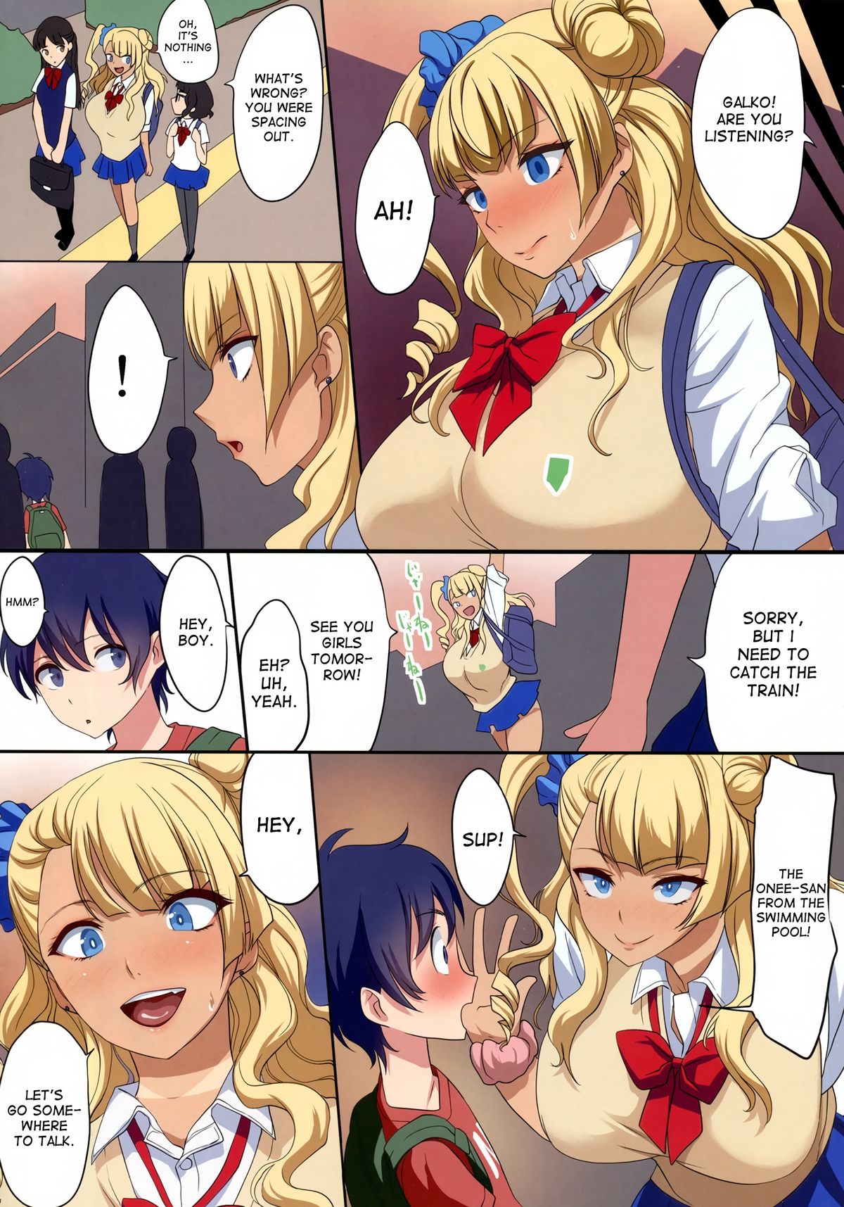 Kyonyuu Gal wa Kawaii Otokonoko ni Yowaitte Hontou desu ka? | Is It True That Cute Little Boys Are The Big Breasted Gal's Weakness? page 8 full