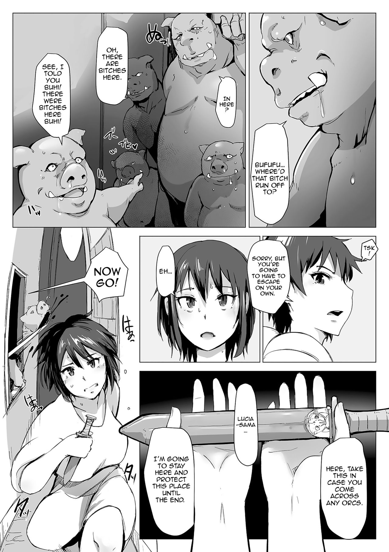 Yamaneko Kishidan Monogatari Onna Kishi Irina Daisanwa | The Tale of the Wildcat Chivalric Order's Knight Irina, Third Story page 9 full