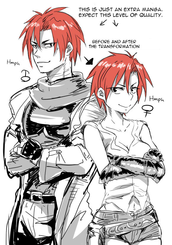 TS-ko + Rakugaki Manga page 3 full