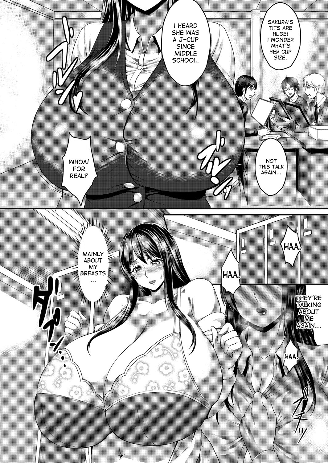 Immoral Office ~Bakunyuu Musume no Oshigoto~ | Lewd Moral Office ~The Busty Girl's Job~ page 2 full
