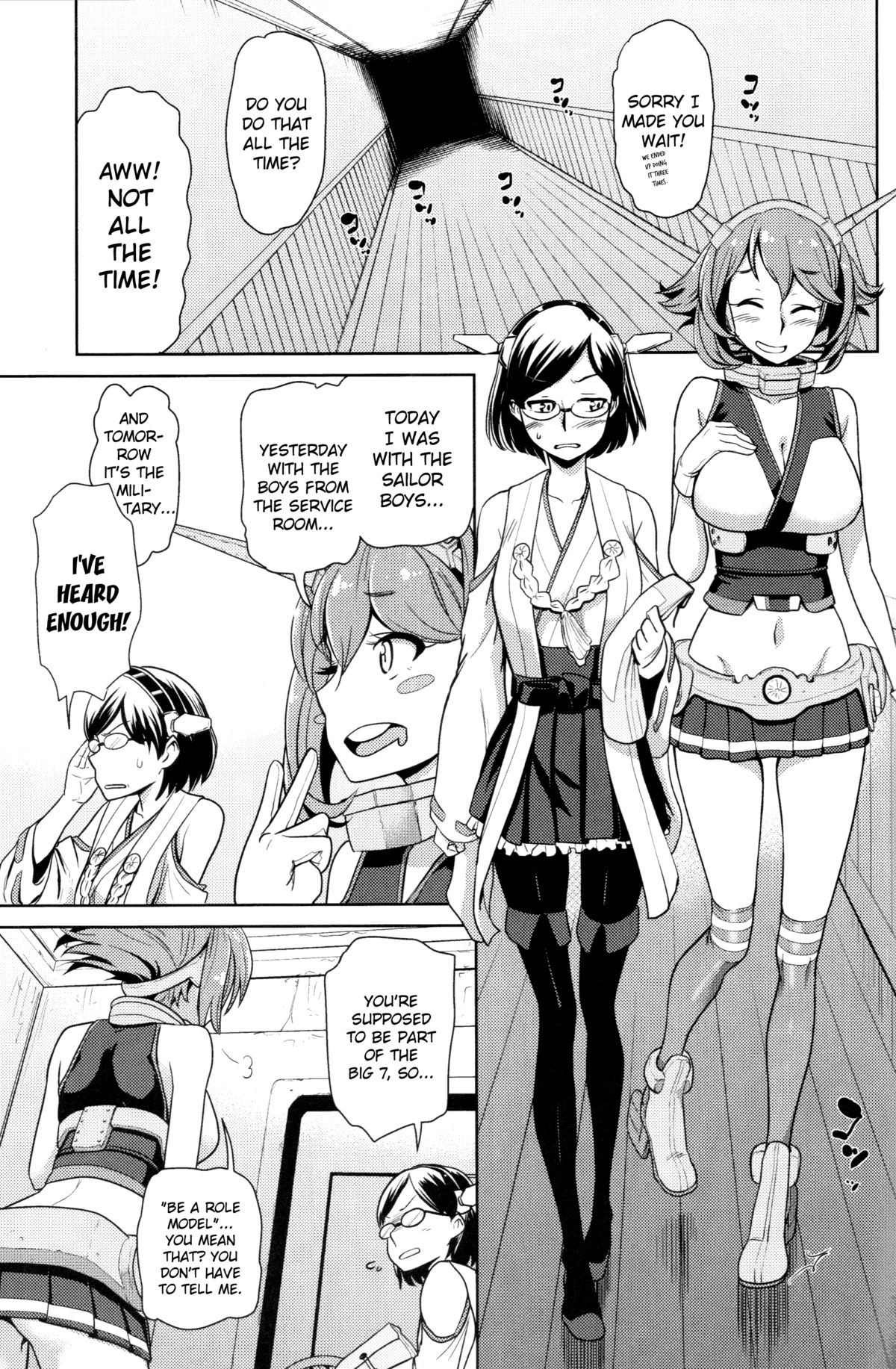 Bitch na Mutsu-chan no Saishu Ninmu | Slutty Mutsu-chan's Gathering Mission page 4 full