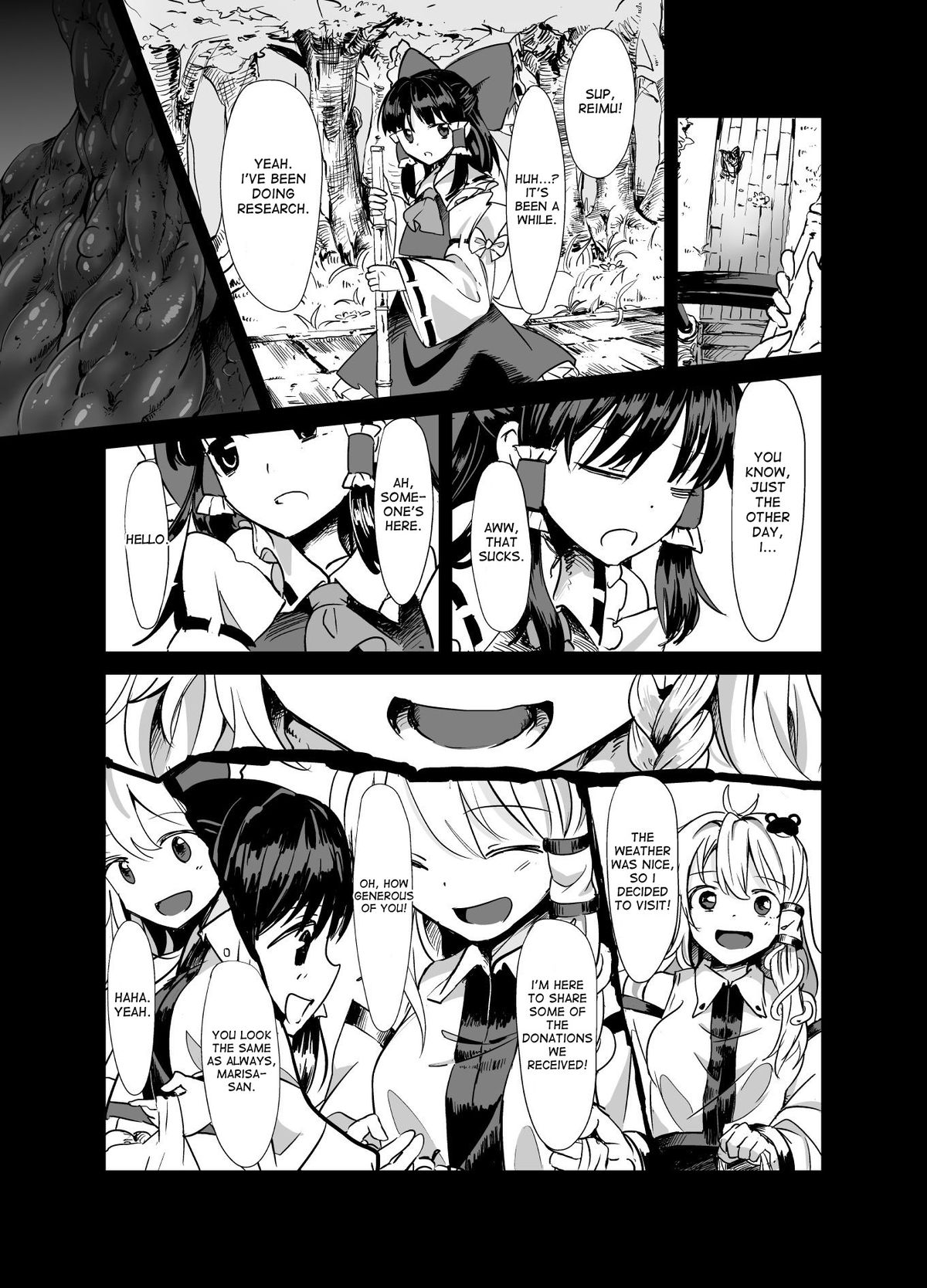 Marisa ga Mori de Shokushu ni San page 3 full