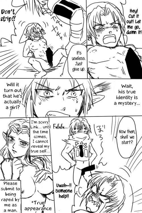 Link to Zelda ga Jun Ai Ecchi suru Manga | Link and Zelda Having a Pure-Love Sex Manga page 6 full