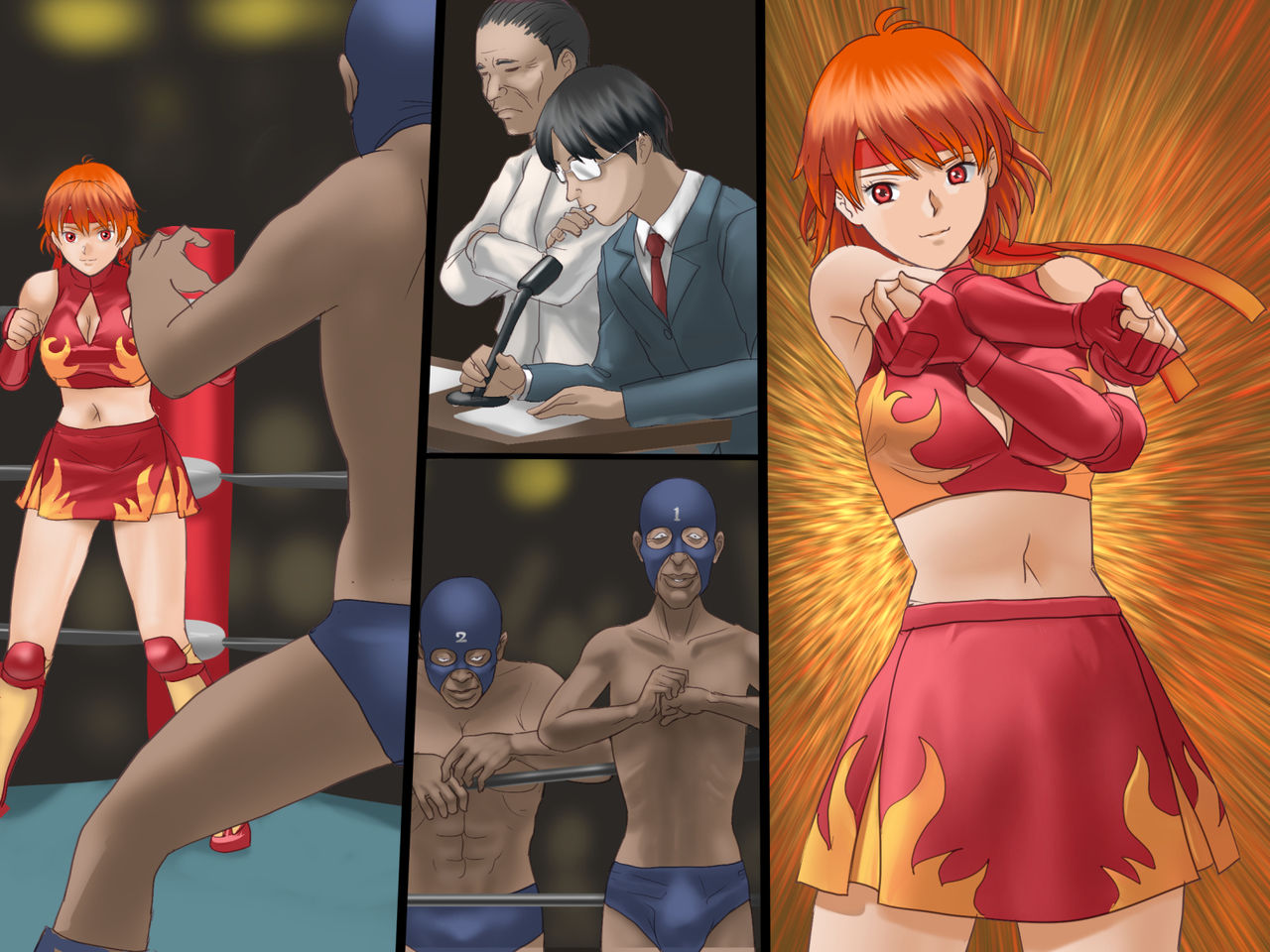 Sex prison fight Hokuto Akane's shame Romero Special page 6 full