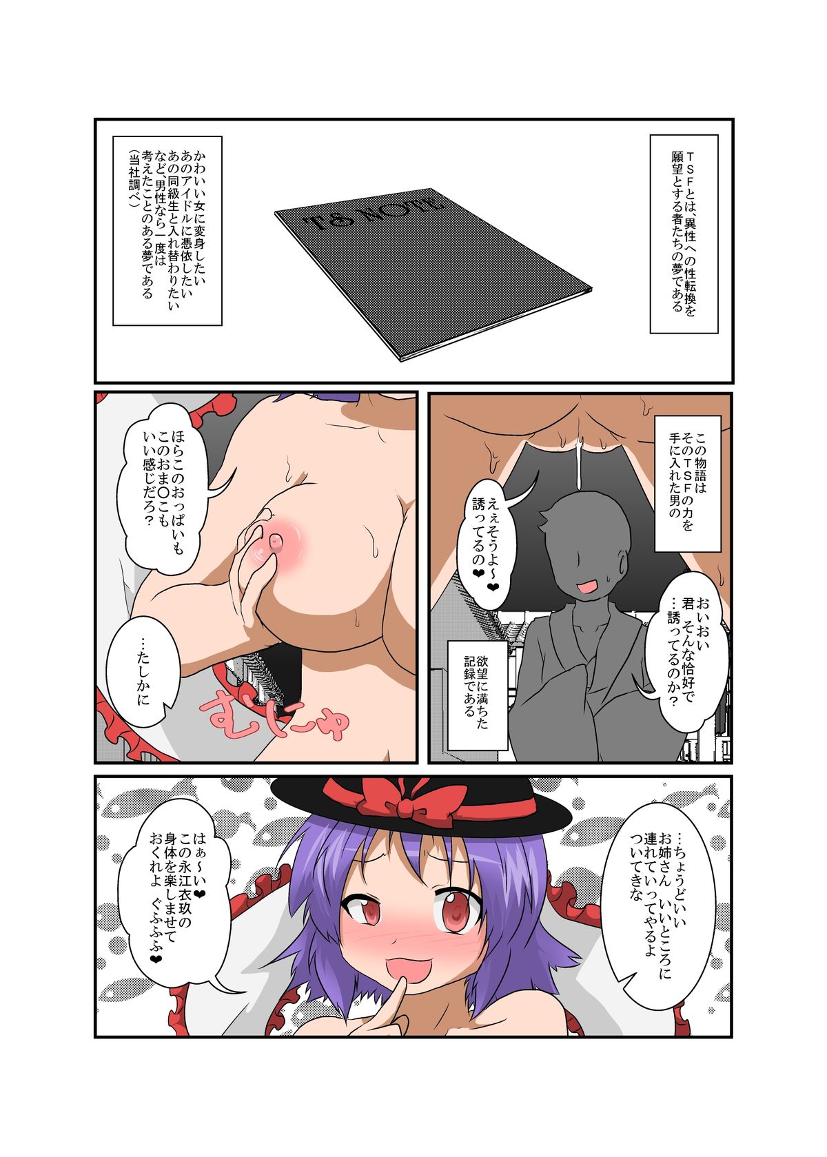 Touhou TS monogatari ~ Iku-hen 2 ~ page 4 full