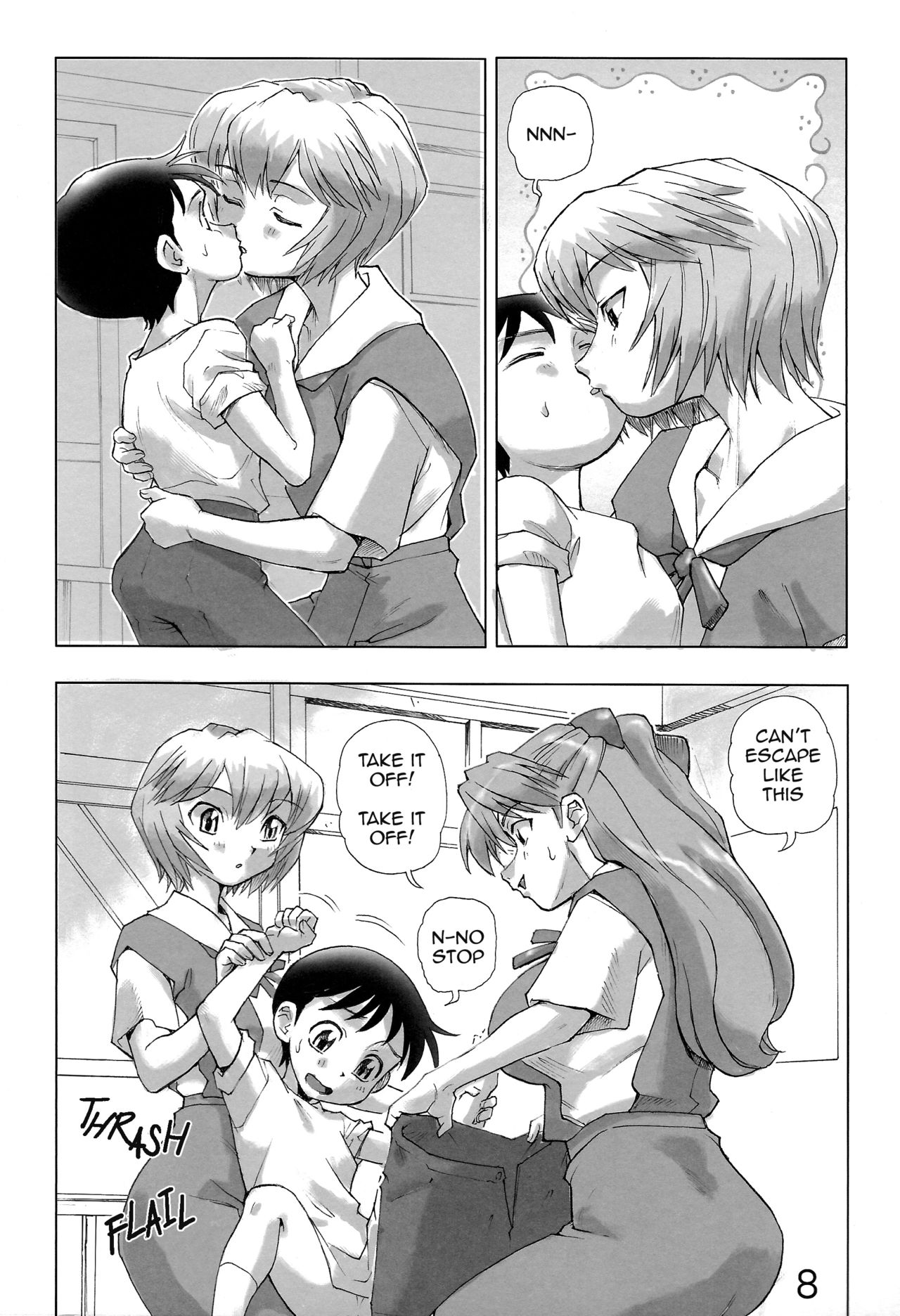 Yamete! Ayanami Nee-chan | Stop! Big Sis Ayanami page 8 full