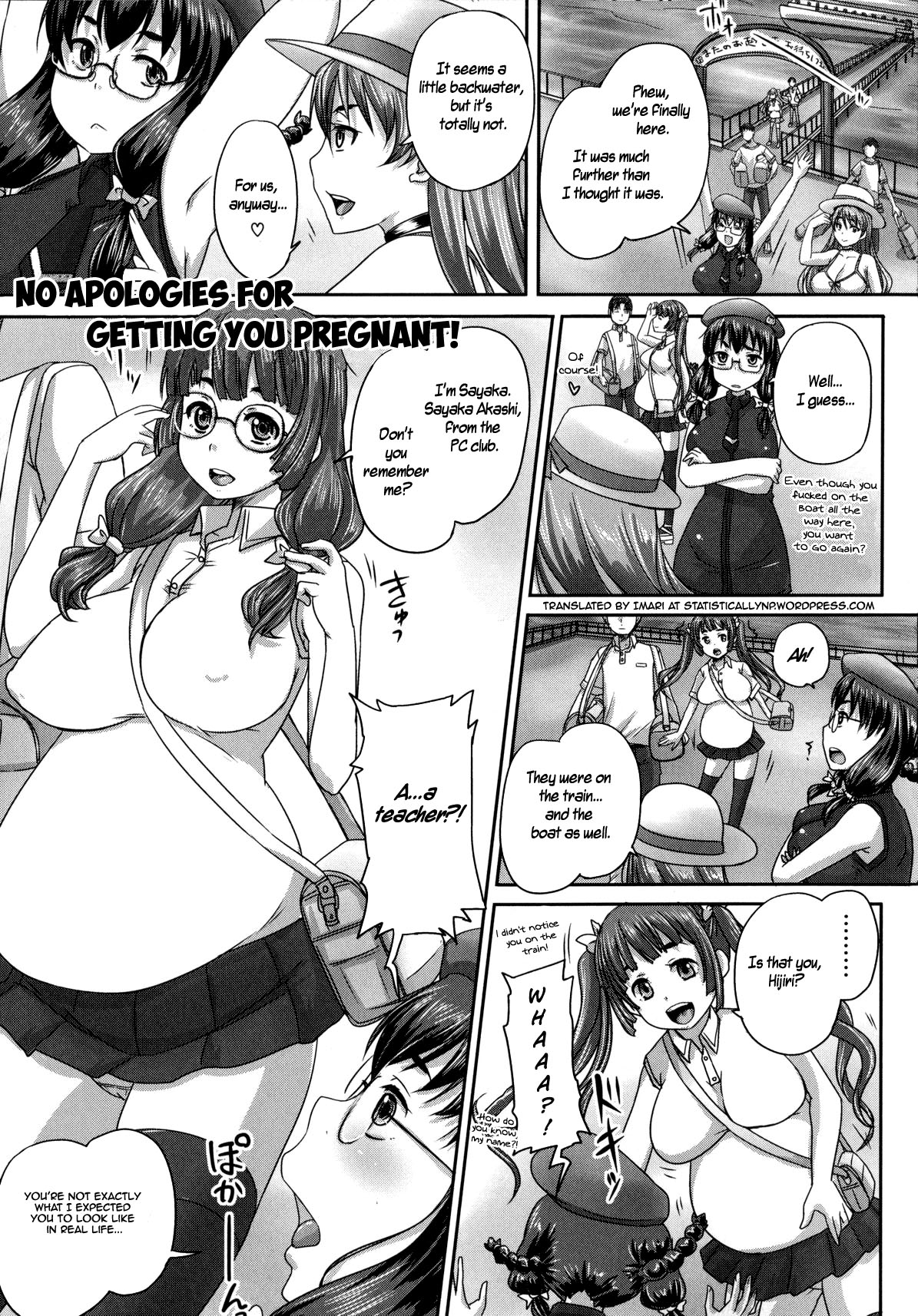 Ninshin Shite mo Gomenne Nashi | No apologies for getting you pregnant   =StatisticallyNP= page 1 full