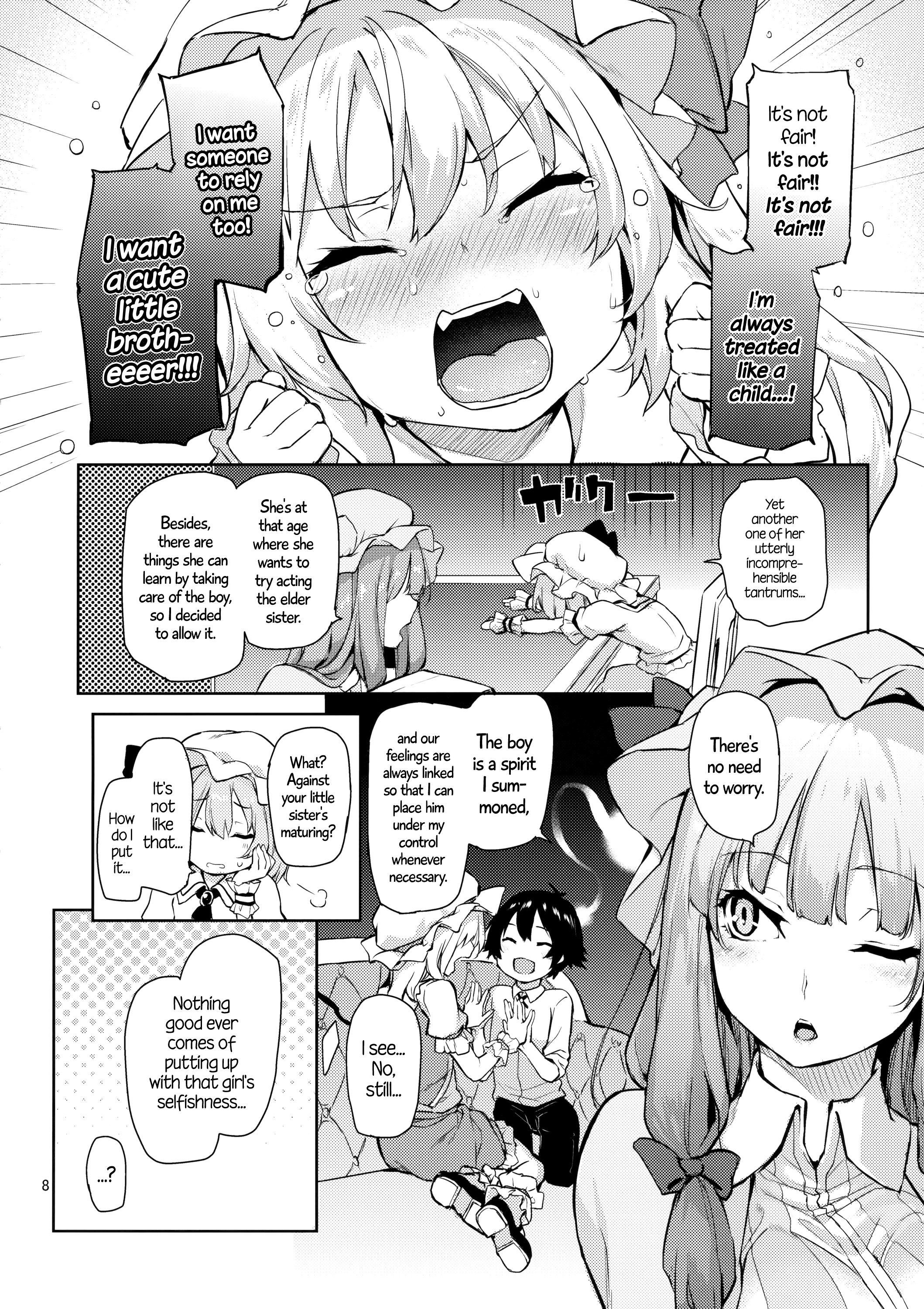 Osewa Shinaide Flan Onee-chan! | Don't Take Care Of Me, Flan Onee-chan!   =Facedesk + CW= page 8 full