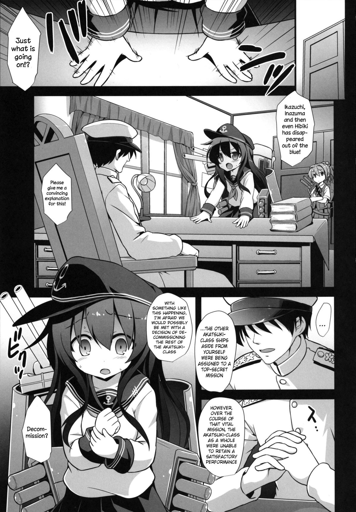 Kanmusu Chakunin Zenya - Akatsuki Ryoujoku Enkai Rinkan | Eve of Ship Girls Pregnancy - Akatsuki's Gang Rape Banquet page 2 full