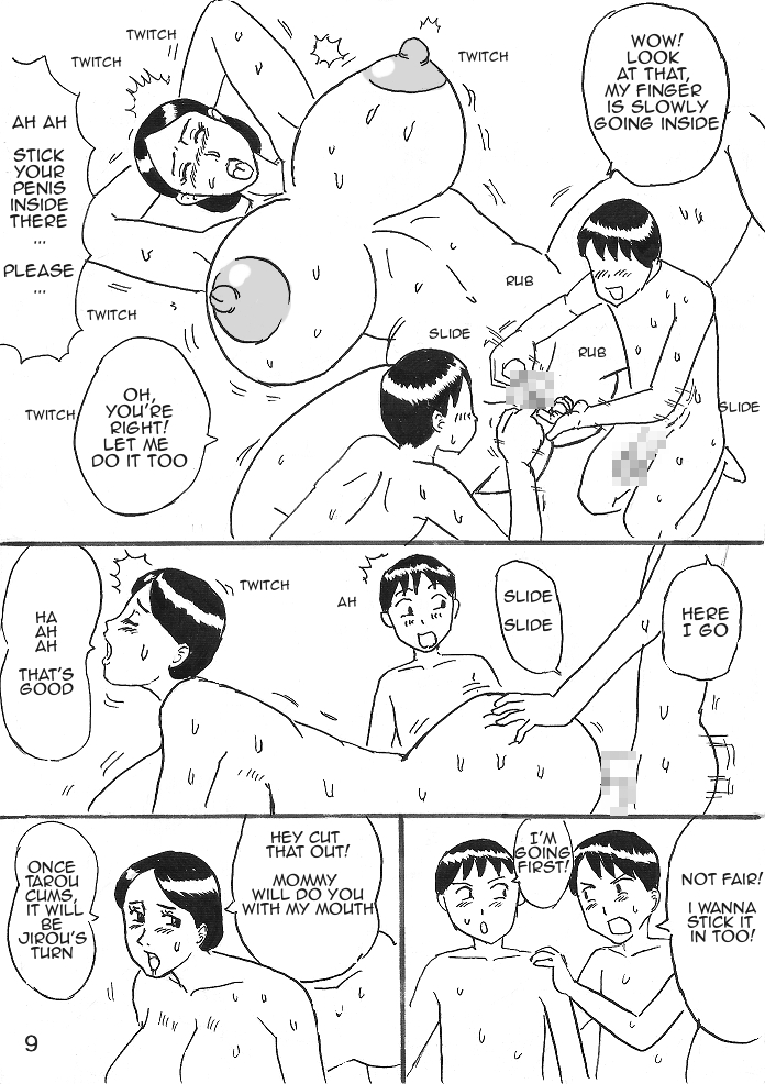 Kyonyuu Mama to Futago | Busty Mom and Twins page 9 full