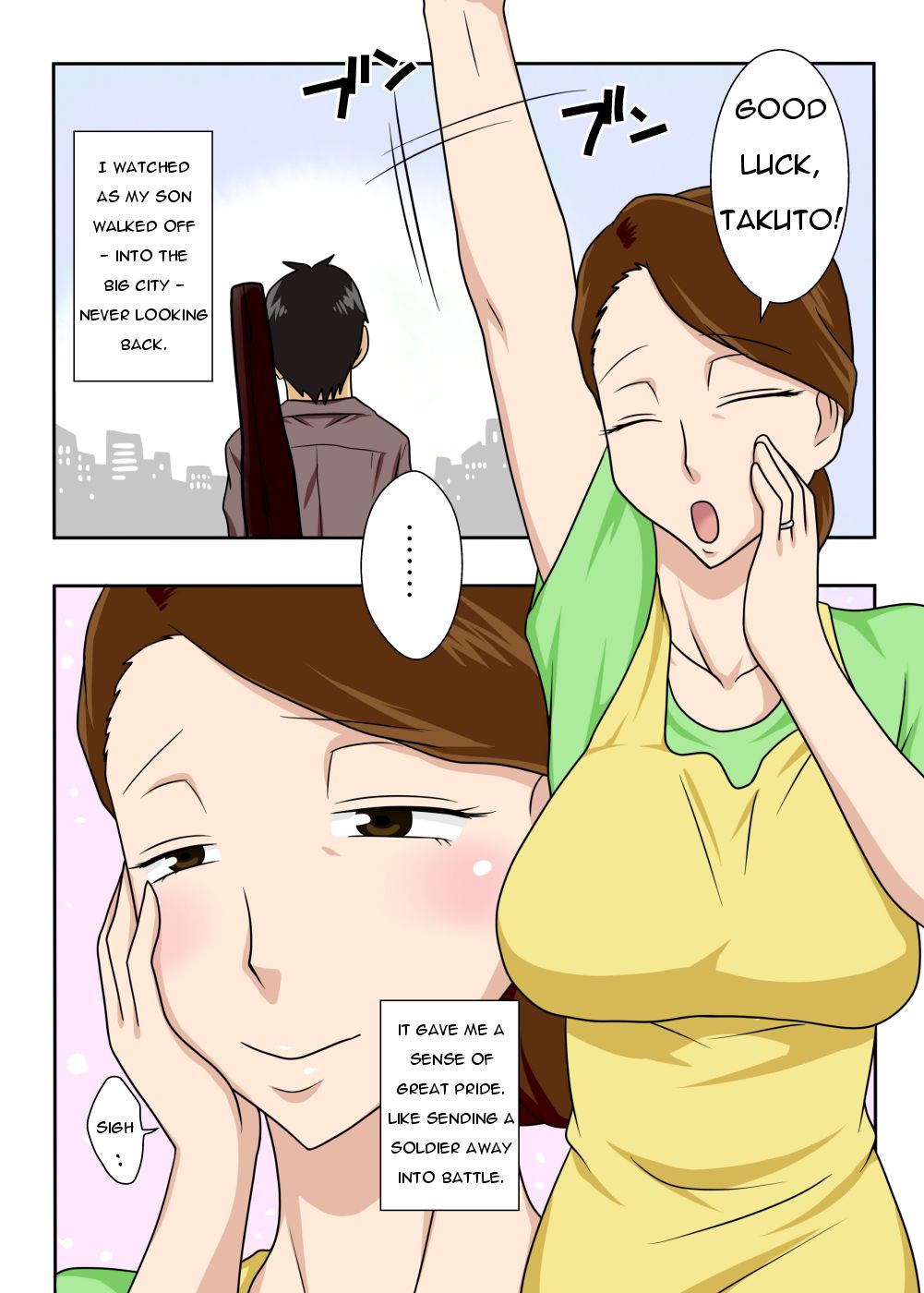 Kaette Kita Musuko ga Kinpatsu Yarichin | My Son Returned as a Blond Man-Slut page 3 full