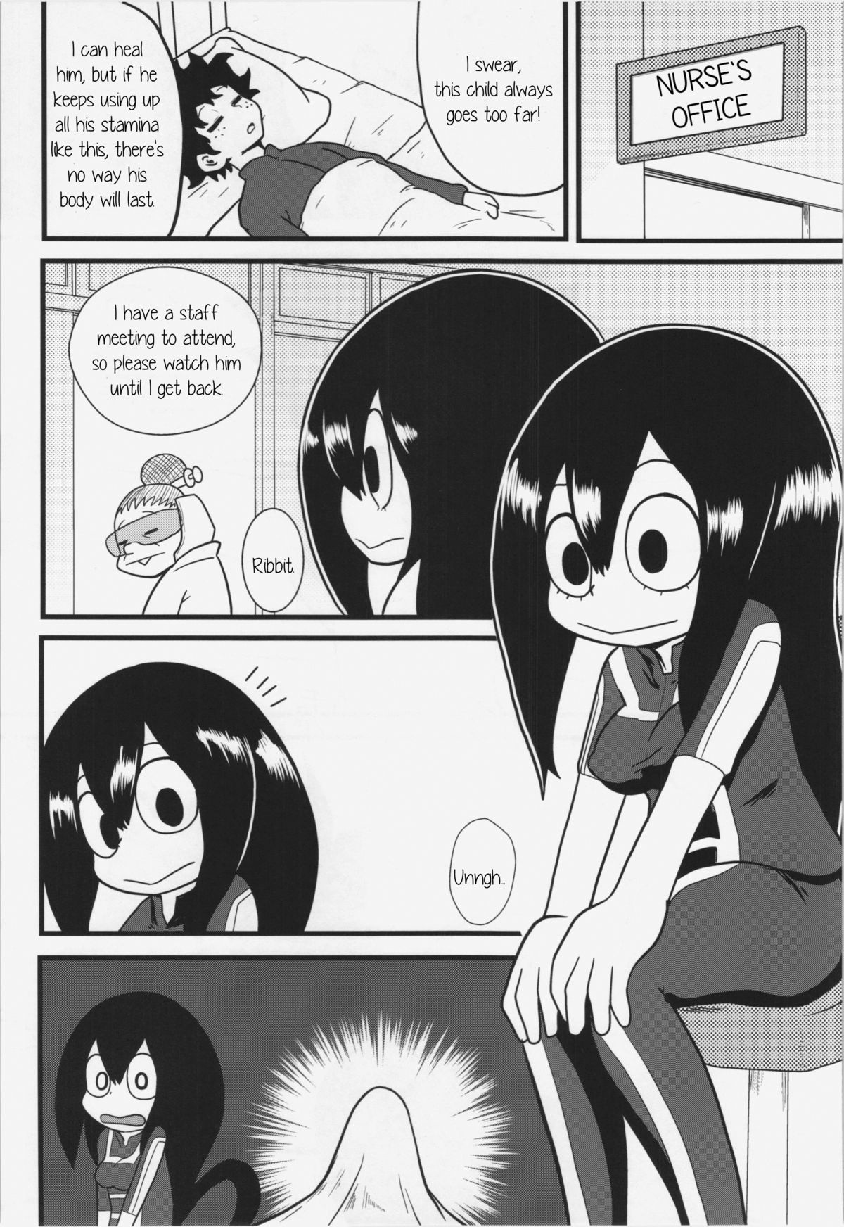 Tsuyu-chan to! Ganbare tte Kanji no Dex | Tsuyu and! Some Do-Your-Best DEKX page 3 full