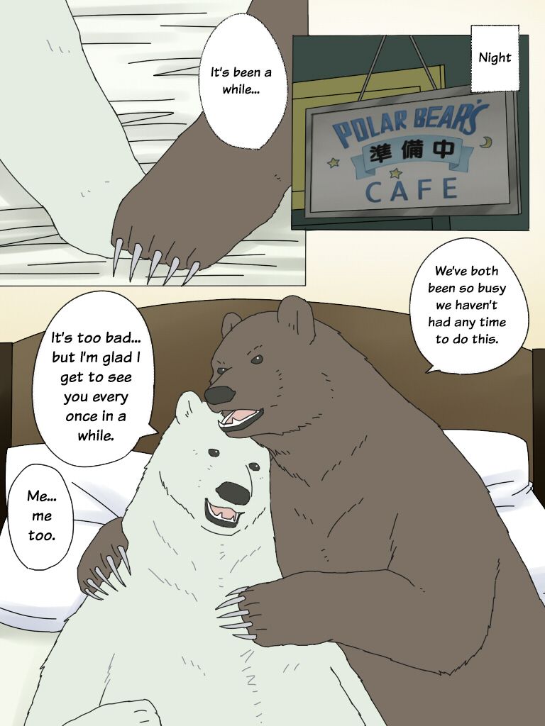 Shirokuma-san to Haiiroguma-san ga Ecchi suru dake | Polar Bear and Grizzly Just Have Sex page 4 full