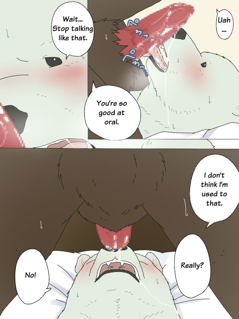 Shirokuma-san to Haiiroguma-san ga Ecchi suru dake | Polar Bear and Grizzly Just Have Sex page 7 full