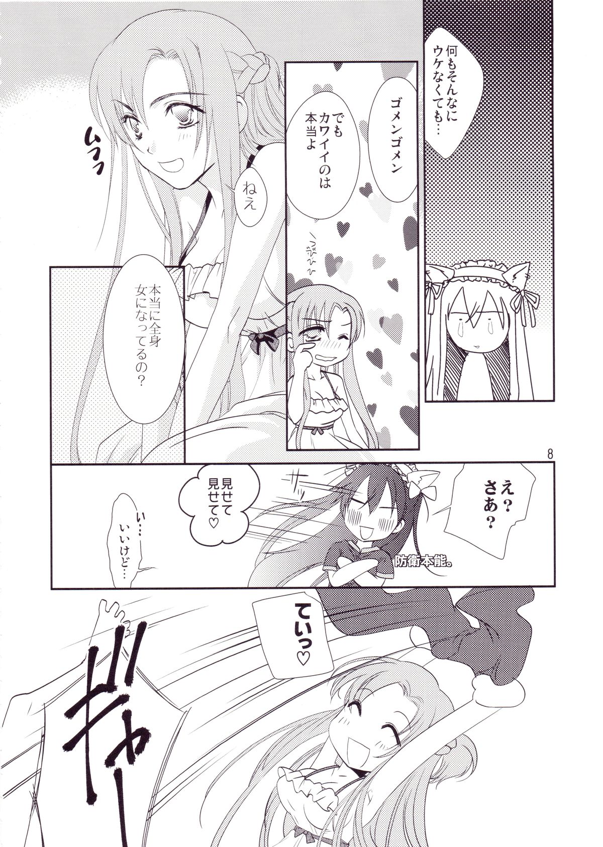 Kirito-kun no Shiroku Betatsuku nani ka page 7 full